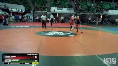 7A 138 lbs Quarterfinal - Carter Lindsey, Bob Jones vs Kiowa Vines, Thompson HS