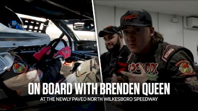 Take A Ride Around The Newly Paved North Wilkesboro Speedway With Brenden Queen