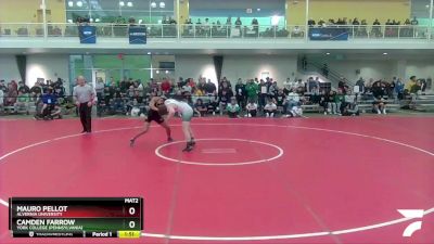 197 lbs Semifinal - Camden Farrow, York College (Pennsylvania) vs Mauro Pellot, Alvernia University