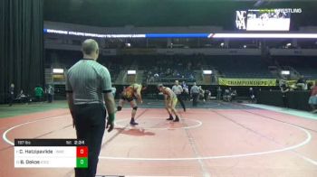 197 lbs 5th Place - Costas Hatzipavlides, Iowa State WC vs Broc Dokos, Springfield Tech