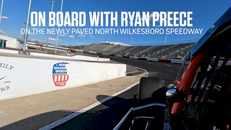 Ride On Board With NASCAR Driver Ryan Preece In A Modified At The New North Wilkesboro