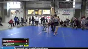 130 lbs Round 5 (6 Team) - Brody Sendele, POWA vs Chase Hanson, PA Alliance Red