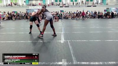 190 lbs 3rd Place Match - Darrius Montgomery, Finger Lakes Elite vs Arron McCarty, Dark Knights