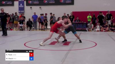 60 kg Rr Rnd 2 - Rhett Peak, Cowboy Wrestling Club vs Max Black, NMU-National Training Center