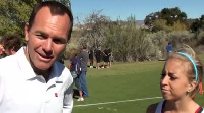 Arizona's Jennifer Bergman after 7th place finish at 2012 Pac 12 XC Championships