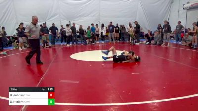 75 lbs Consi Of 4 - Hunter Johnson, Chambersburg vs Greyson Hydorn, Hampstead