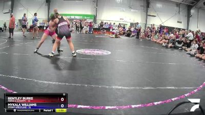 110 lbs Round 1 (3 Team) - Mykala Williams, Storm Wrestling vs Bentley Burke, Fierce & Scrappy