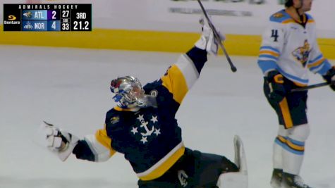 GOALIE GOAL: Norfolk Goalie Oskari Salminen Scores Empty-Netter As Admirals Clinch Playoff Spot