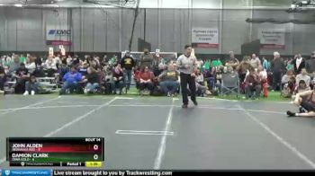 126 lbs Cross Bracket (8 Team) - Damion Clark, Iowa Gold vs John Alden, Nebraska Red