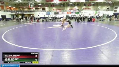 184 lbs Cons. Semi - Asher Eichert, Life University vs William Speight, Lourdes University