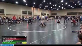 55 lbs Finals (2 Team) - Axton Wittenburg, Iowa Gold vs Jett Maughon, Tennessee Black