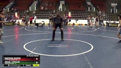 117 lbs Finals (8 Team) - Santana Ramon, Attrition Wrestling vs Israel Canales, Michigan Mafia