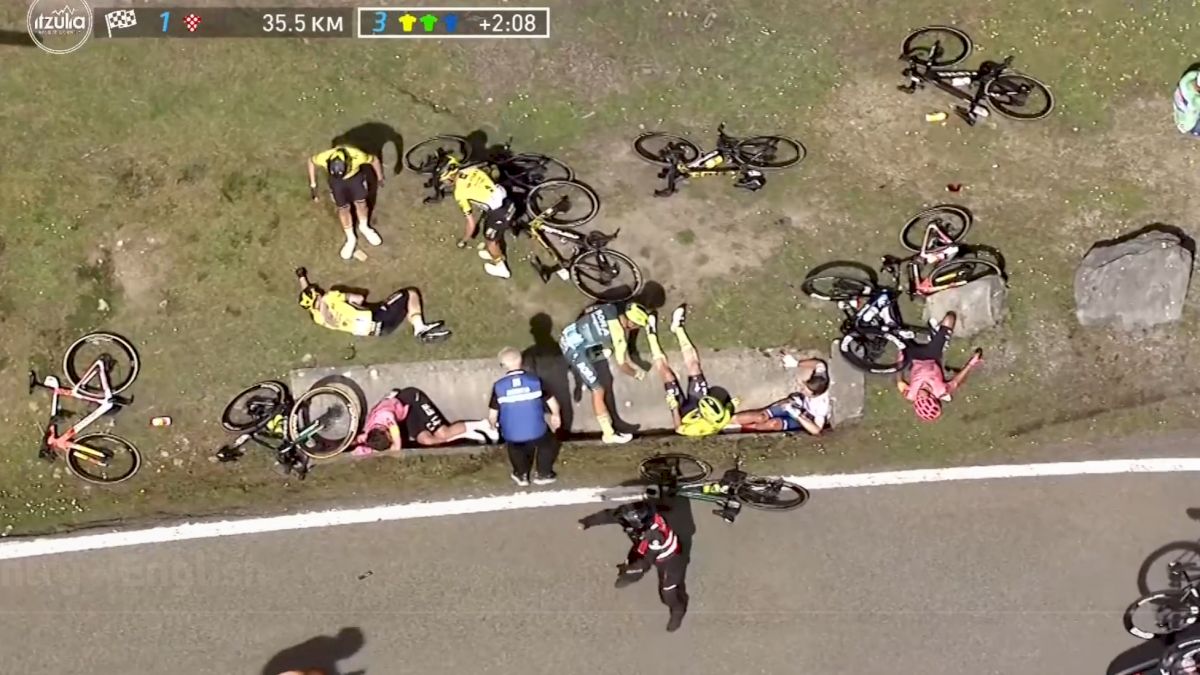 Vingegaard, Evenepoel, Roglic Suffer Crash In The Basque Country