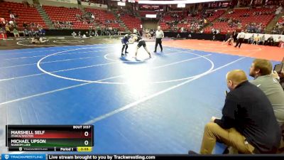 D3-220 lbs Cons. Round 1 - Marshell Self, Ithaca/Weston vs Michael Upson, Random Lake