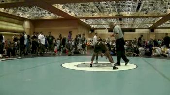 128 lbs semi-finals Deshun Brown Team New Mex vs. Isaiah White Oak Park