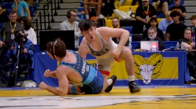 65 lbs Semifinal - Bo Bassett, Bishop McCort High School Wrestling vs Anthony Ashnault, TMWC/NYCRTC