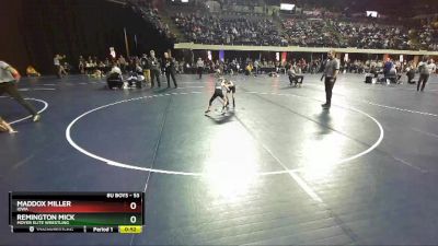 53 lbs Semifinal - Remington Mick, Moyer Elite Wrestling vs Maddox Miller, Iowa