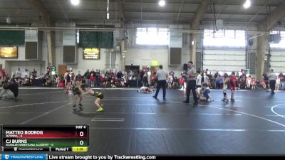 52 lbs Round 3 - CJ Burns, Scanlan Wrestling Academy vs Matteo Bodrog, Olympia