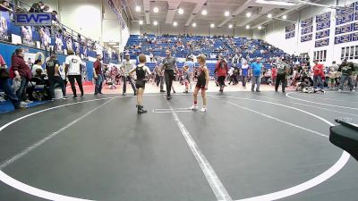 64 lbs Rr Rnd 4 - Jett Hinz, Weatherford Youth Wrestling vs Kenneth Wright, Clinton Youth Wrestling