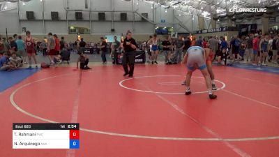 74 kg Consi Of 32 #1 - Taleb Rahmani, Pittsburgh Wrestling Club vs Nate Arquinego, Askren Wrestling Academy