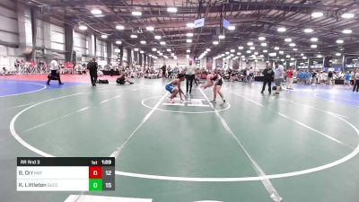 138 lbs Rr Rnd 3 - Brendan Orr, Mat Hogs/4M vs Kenyen Littleton, Buccaneers WC