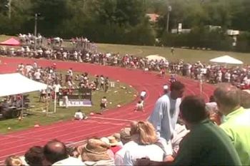 Girls 4x100 Heat 3