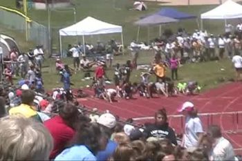 Boys 100 Hurdles final