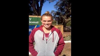 Colleen Quigley after runner-up finish at 2012 NCAA South Regional