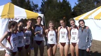 Boston College Womens team after NE Regional