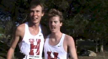 Maksim Korolev and James Leakos of Harvard showing stashes after 2012 Northeast Regional