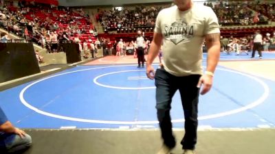 83 lbs Final - Bradley Richards, Berryhill Wrestling Club vs Collin Randall, Keystone Kids Sand Springs