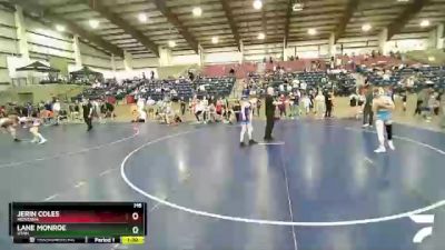 120 lbs Cons. Semi - Lane Monroe, Utah vs Jerin Coles, Montana