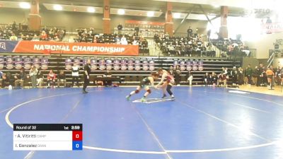 130 lbs Round Of 32 - Angela Vitiritti, Campbellsville vs Isabella Gonzalez, Grand View