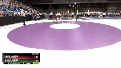 170 lbs Cons. Round 3 - Malia Martin, Kansas City-Piper vs Elinna Kahrs, Blue Valley West