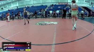 113 lbs Cons. Semi - Aidan Smalley, IN vs Kurt Mokros, OH