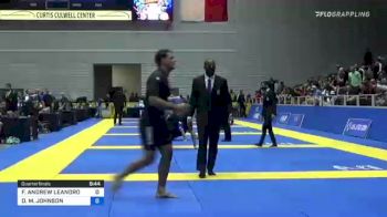 DEVHONTE M. JOHNSON vs FELLIPE ANDREW LEANDRO SILVA 2021 World IBJJF Jiu-Jitsu No-Gi Championship