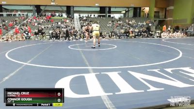 215 lbs Quarterfinals (8 Team) - Michael Cruz, CUSHING vs Connor Gough, JAY