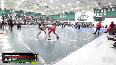 150 lbs Cons. Round 5 - Natalie Vargas, Santa Ana vs Kira De Brito, La Canada