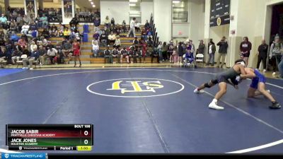 154 lbs Quarterfinal - Jacob Sabir, Prattville Christian Academy vs Jack Jones, Houston Academy