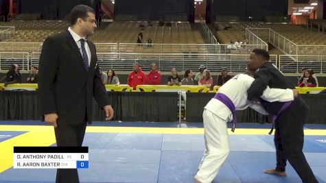 DAVID ANTHONY PADILLA vs RICKY AARON BAXTER 2024 Pan Jiu Jitsu IBJJF Championship