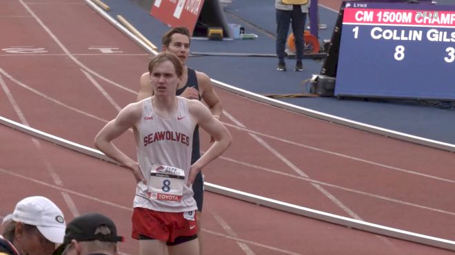 Collin Gilstrap Bursts From Fifth To Win College Men's 1500M At Penn Relays