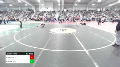 138 lbs Quarterfinal - Amir Avazov, NY vs Gunnar Myers, PA