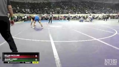 4A-190 lbs Quarterfinal - Shane Lundy, Bridge Creek vs Rylan McClure, Cushing