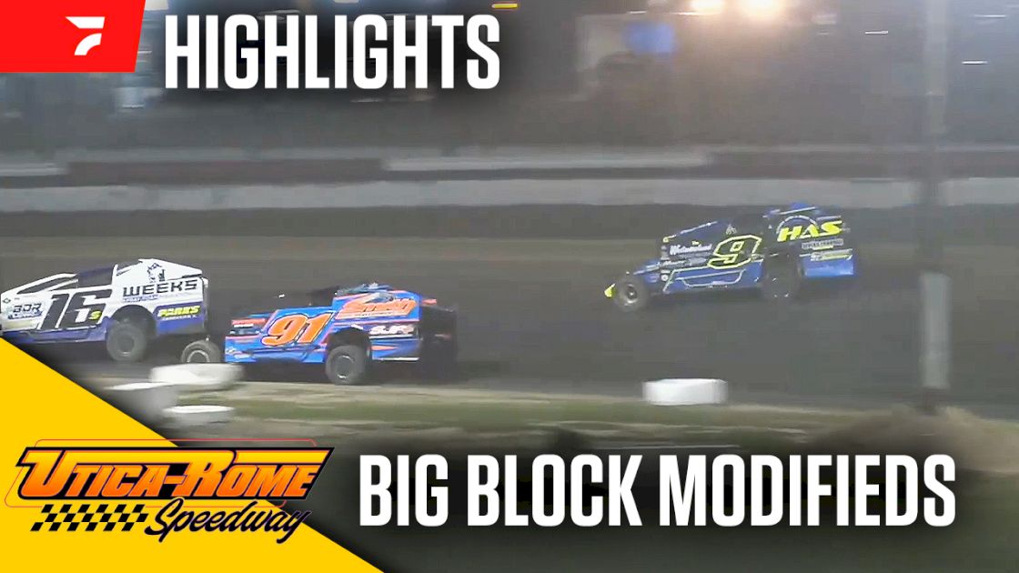 Highlights: Big Block Modifieds at Utica-Rome Speedway