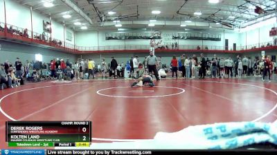 80 lbs Champ. Round 2 - Kolten Land, Maurer Coughlin Wrestling Club vs Derek Rogers, Contenders Wrestling Academy