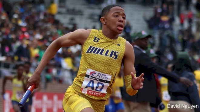 WATCH: Quincy Wilson  Nearly Wins It For Bullis In 4x400 At Penn Relays