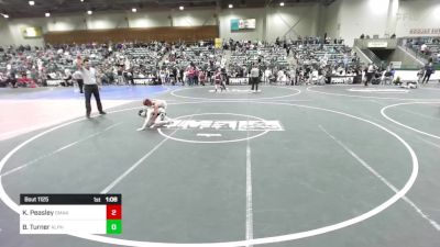 78 lbs Quarterfinal - Karver Peasley, Omak Wrecking Crew vs Benjamin Turner, Alpha Dawg