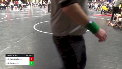 70 lbs Consi Of 16 #2 - Owen Pascarella, Wellsboro vs Luca Sundo, Avonworth