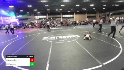 42 lbs Quarterfinal - Jose Alfredo Acevedo, Ttb vs Radley Furr, Pounders WC