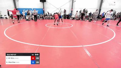 83 kg Semifinal - Zahir Mclean-felix, South Side Blue vs Kingsley Menifee, Team VAWA